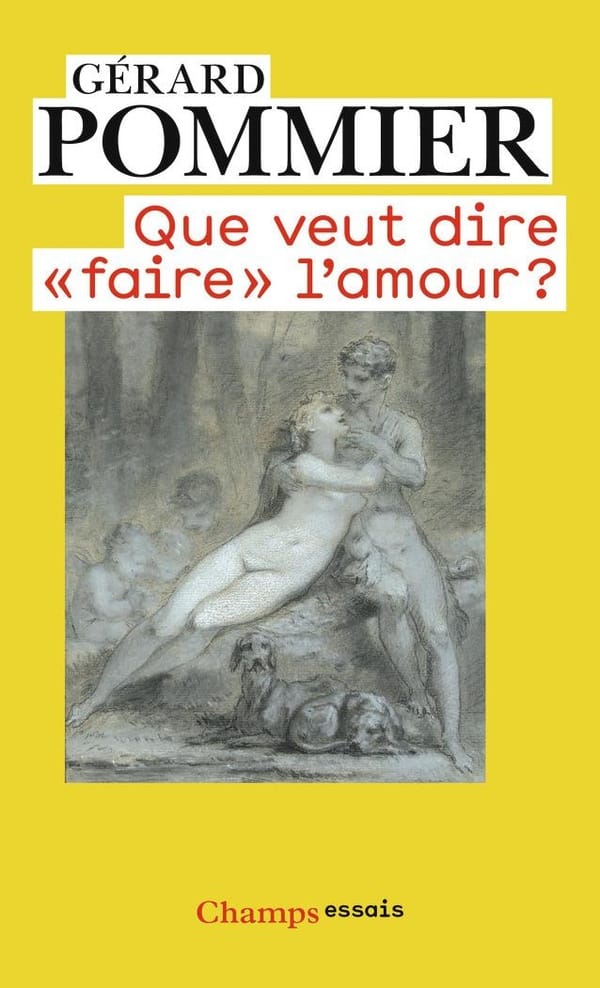 POMMIER, G. 2010 Que veut dire “faire” l’amour - Ed. Flammarion